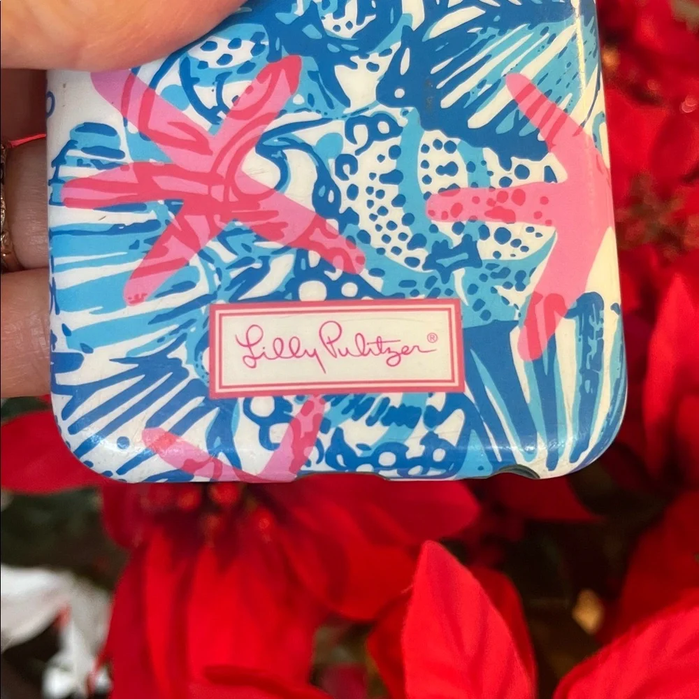 Lilly Pulitzer Blue Pink White Phone Case